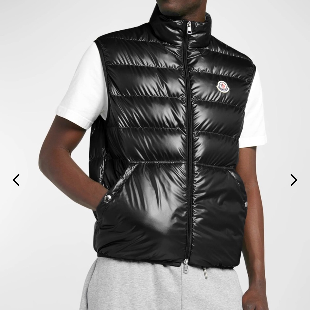 Brand New! Moncler Black Vest.
